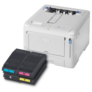 OKI C650DN + ΣET TONERS CMYK (BUNDLE)