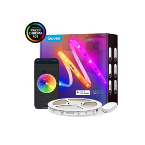 GOVEE RGBIC WI-FI + BLUETOOTH LED STRIP LIGHTS WITH PROTECTIVE COATING (10M)