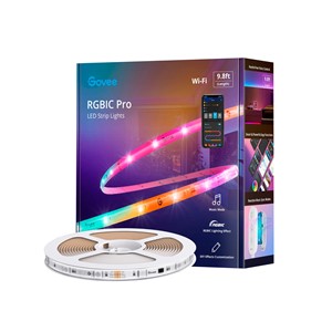 GOVEE H619Z RGBIC WI-FI + BLUETOOTH LED STRIP LIGHTS WITH PROTECTIVE COATING (3M)