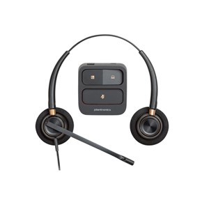 POLY ENCOREPRO 520 WITH QUICK DISCONNECT BINAURAL HEADSET (FOR EMEA)-EURO