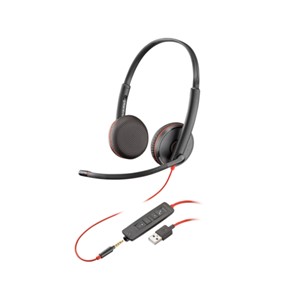 POLY BLACKWIRE 3225 STEREO USB-A HEADSET