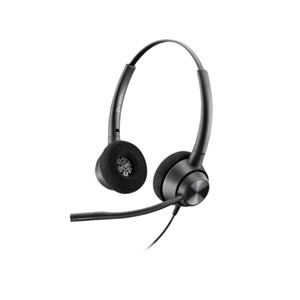 POLY ENCOREPRO 320 WITH QUICK DISCONNECT BINAURAL HEADSET TAA