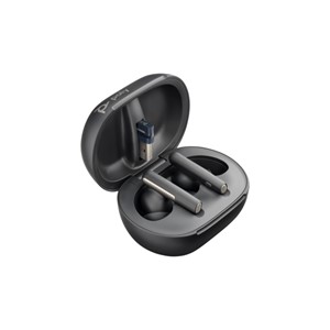POLY VOYAGER FREE 60+ UC M CARBON BLACK EARBUDS + BT700 USB-C ADAPTER + TOUCHSCREEN CHARGE CASE (7Y8H0AA)