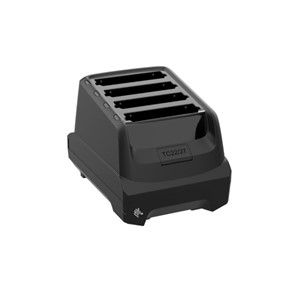 ZEBRA TC22/TC27 4-SLOT BATTERY CHARGER. POWER SUPPLY, DC CABLE, AC LINE CORD SOLD SEPARATELY