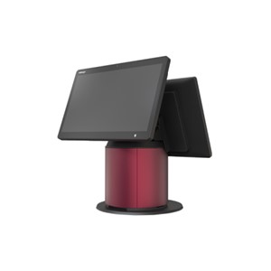 POSIFLEX GEN 9 BASE FOR ZT/XT/RT/PS TERMINALS WITH THERMAL PRINTER PP-7900 (3”) RED COLOR