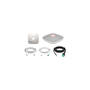 POLY STUDIO A2 WHITE TABLE MICROPHONE W/ MOUNTING PLATE I/O CABLES AND EXTENSION CABLE WW (B22X4AA#AC3)